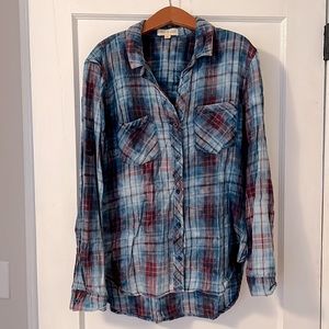 Cloth & Stone Flannel Shirt size Medium